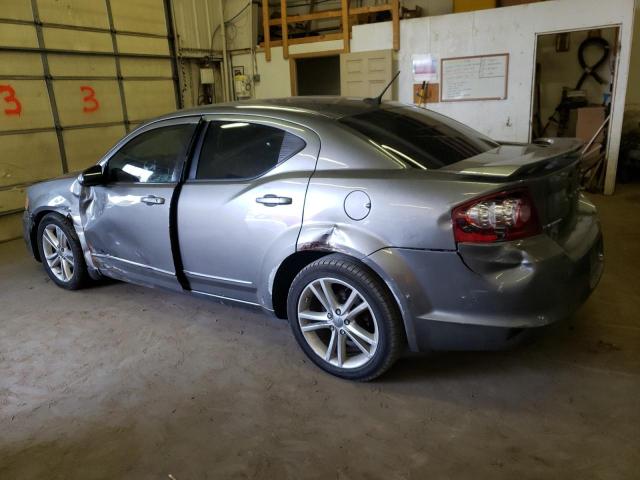 1C3CDZEG5CN269540 - 2012 DODGE AVENGER SXT GRAY photo 2