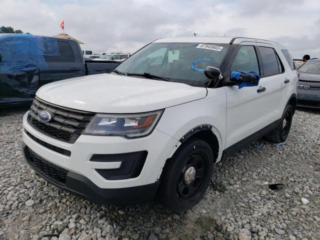 1FM5K8AR1JGC75862 - 2018 FORD EXPLORER POLICE INTERCEPTOR WHITE photo 1