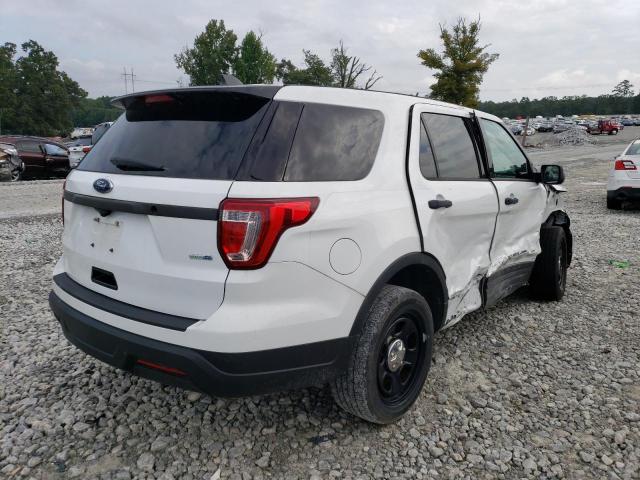 1FM5K8AR1JGC75862 - 2018 FORD EXPLORER POLICE INTERCEPTOR WHITE photo 3