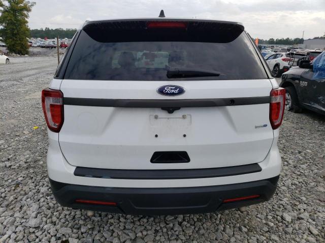 1FM5K8AR1JGC75862 - 2018 FORD EXPLORER POLICE INTERCEPTOR WHITE photo 6