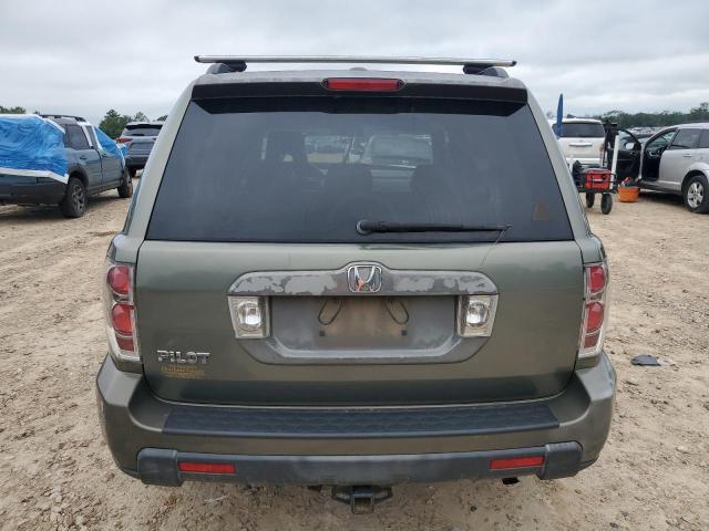 5FNYF28578B001513 - 2008 HONDA PILOT EXL GREEN photo 6