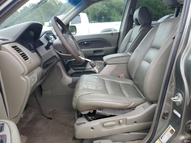 5FNYF28578B001513 - 2008 HONDA PILOT EXL GREEN photo 7