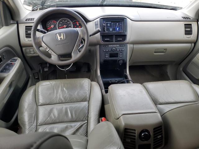 5FNYF28578B001513 - 2008 HONDA PILOT EXL GREEN photo 8