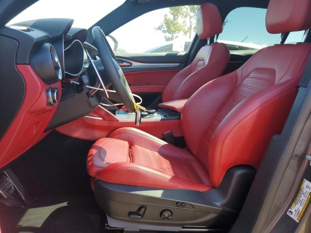 ZASPAKBN7K7C39725 - 2019 ALFA ROMEO STELVIO TI GRAY photo 7