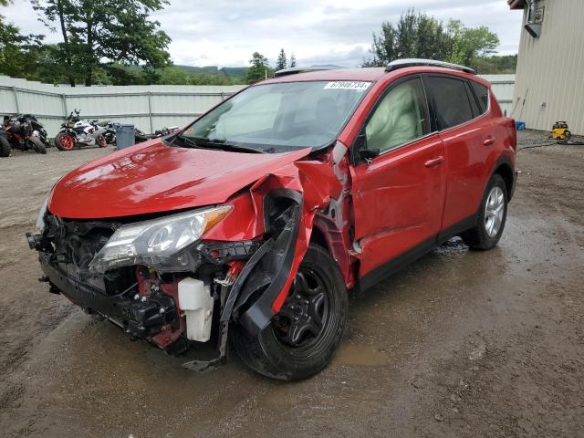 JTMBFREV7FJ022970 - 2015 TOYOTA RAV4 LE RED photo 1