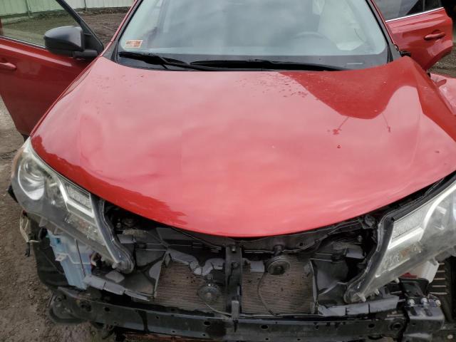 JTMBFREV7FJ022970 - 2015 TOYOTA RAV4 LE RED photo 12