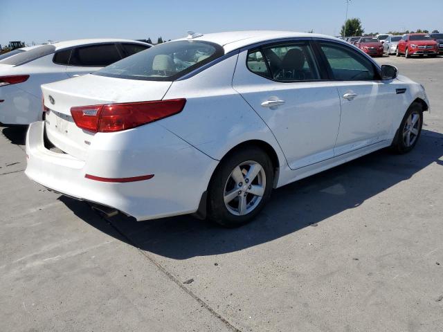 KNAGM4A70F5558252 - 2015 KIA OPTIMA LX WHITE photo 3