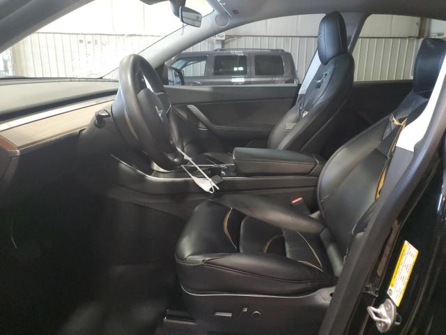 5YJYGDED9MF114622 - 2021 TESLA MODEL Y შავი ფოტო 7