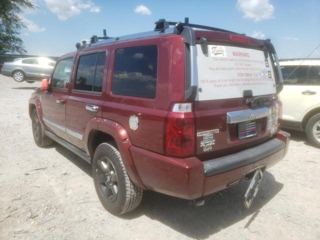 1J8HG68207C563784 - 2007 JEEP COMMANDER OVERLAND MAROON photo 3