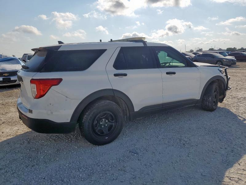 1FM5K8AB4LGC51139 - 2020 FORD EXPLORER POLICE INTERCEPTOR 白色 照片 3