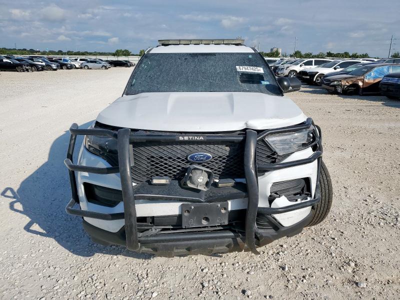 1FM5K8AB4LGC51139 - 2020 FORD EXPLORER POLICE INTERCEPTOR 白色 照片 5