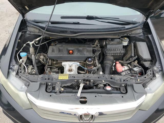 19XFB2F84CE101535 - 2012 HONDA CIVIC EX BLACK photo 11