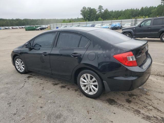 19XFB2F84CE101535 - 2012 HONDA CIVIC EX BLACK photo 2