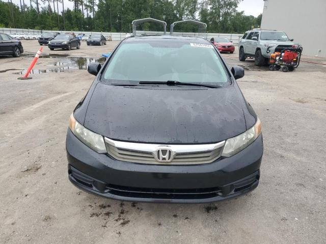 19XFB2F84CE101535 - 2012 HONDA CIVIC EX BLACK photo 5