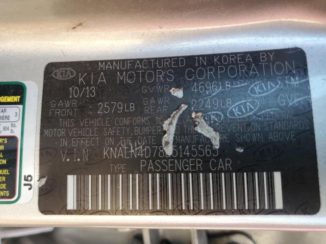 KNALN4D78E5145565 - 2014 KIA CADENZA PREMIUM SILVER photo 12