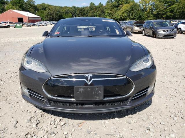 5YJSA1E22FF112492 - 2015 TESLA MODEL S GRAY photo 5