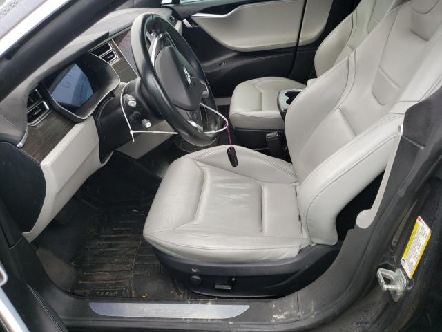5YJSA1E22FF112492 - 2015 TESLA MODEL S GRAY photo 7