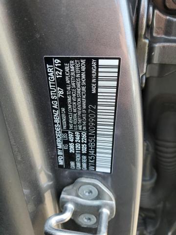 W1K5J4HB5LN099072 - 2020 MERCEDES-BENZ CLA 250 4MATIC GRAY photo 12