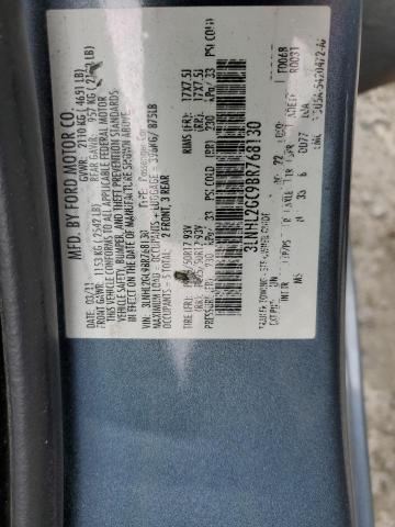 3LNHL2GC9BR768130 - 2011 LINCOLN MKZ 蓝色 照片 12