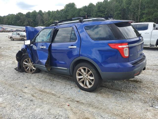 1FM5K8D88DGA49924 - 2013 FORD EXPLORER XLT ლურჯი ფოტო 2