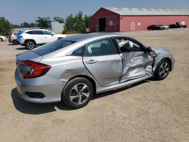 2HGFC2F54KH037925 - 2019 HONDA CIVIC LX SILVER photo 3