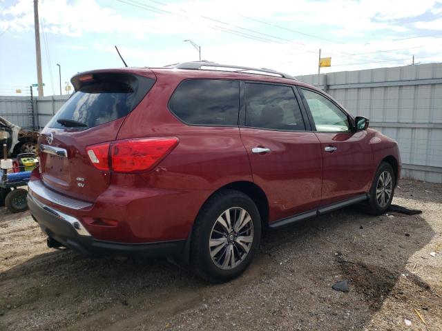 5N1DR2MM8JC638721 - 2018 NISSAN PATHFINDER S RED photo 3