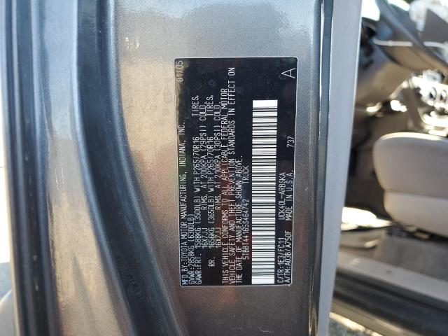 5TBBT44165S464742 - 2005 TOYOTA TUNDRA ACCESS CAB SR5 GRAY photo 13