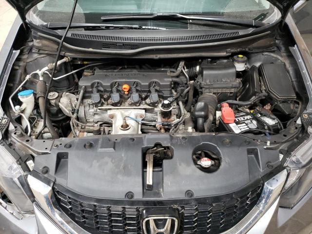 19XFB2F81DE069127 - 2013 HONDA CIVIC EX GRAY photo 11