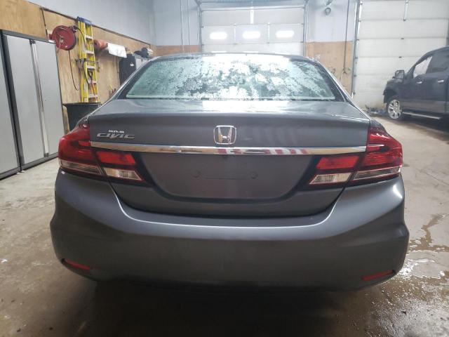 19XFB2F81DE069127 - 2013 HONDA CIVIC EX GRAY photo 6
