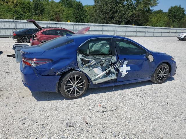 4T1G11AK2PU147825 - 2023 TOYOTA CAMRY SE NIGHT SHADE BLUE photo 3
