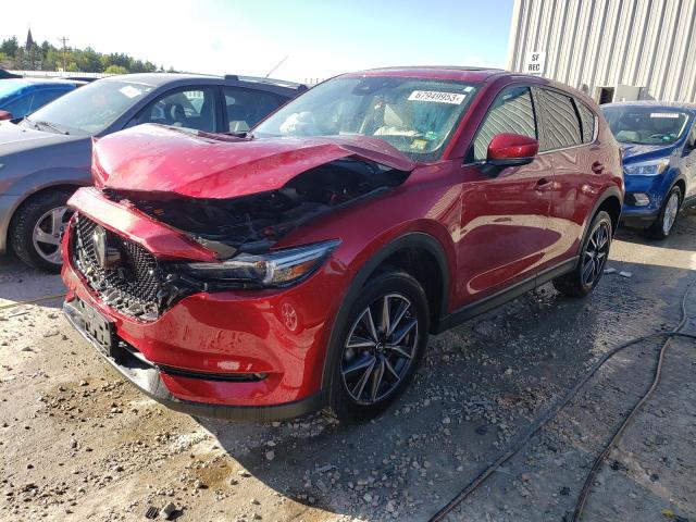 JM3KFBDMXJ0432801 - 2018 MAZDA CX-5 GRAND TOURING RED photo 1