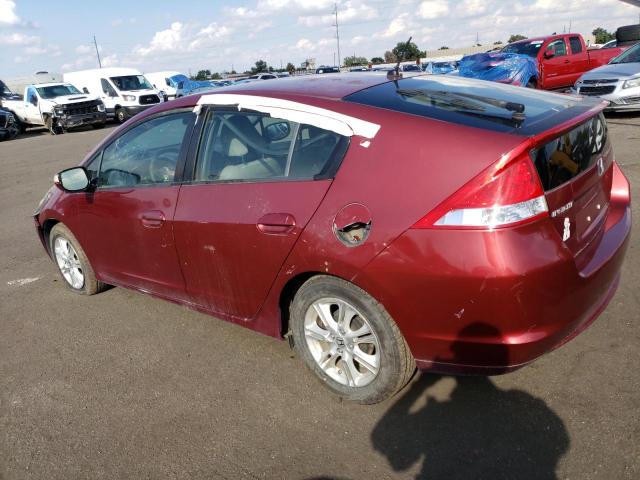 JHMZE2H76AS029271 - 2010 HONDA INSIGHT EX RED photo 2