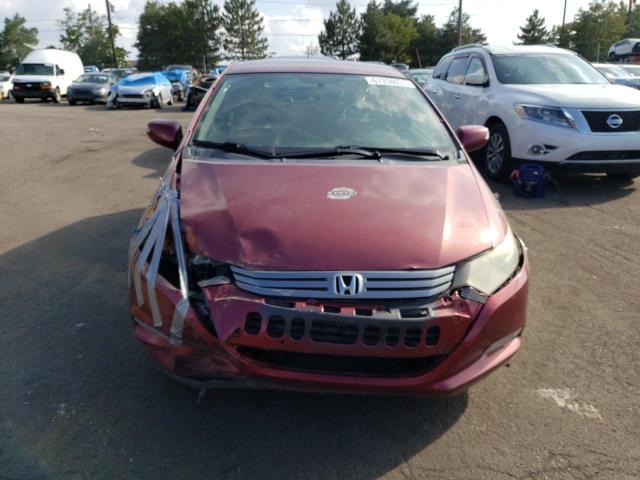 JHMZE2H76AS029271 - 2010 HONDA INSIGHT EX RED photo 5