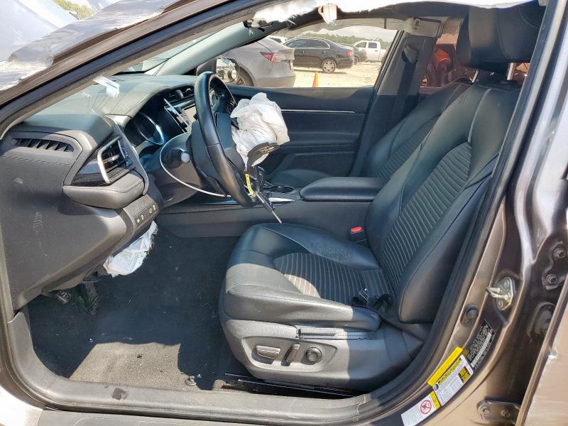 4T1B11HK9KU205518 - 2019 TOYOTA CAMRY L GRAY photo 7