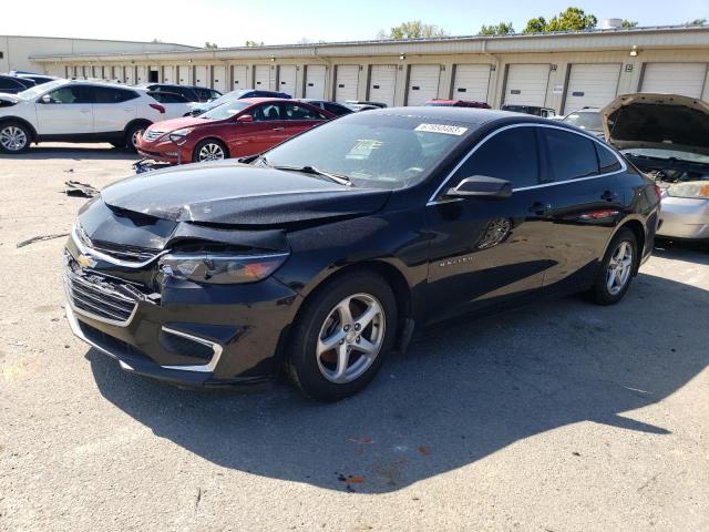 1G1ZB5ST5JF266353 - 2018 CHEVROLET MALIBU LS BLACK photo 1