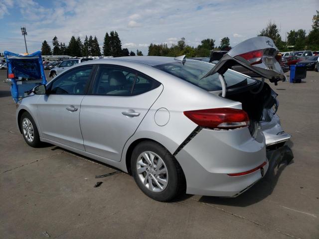 KMHD74LFXHU064907 - 2017 HYUNDAI ELANTRA SE SILVER photo 2