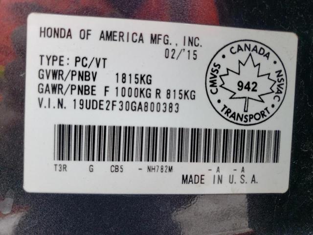 19UDE2F30GA800383 - 2016 ACURA ILX BASE WATCH PLUS GRAY photo 12