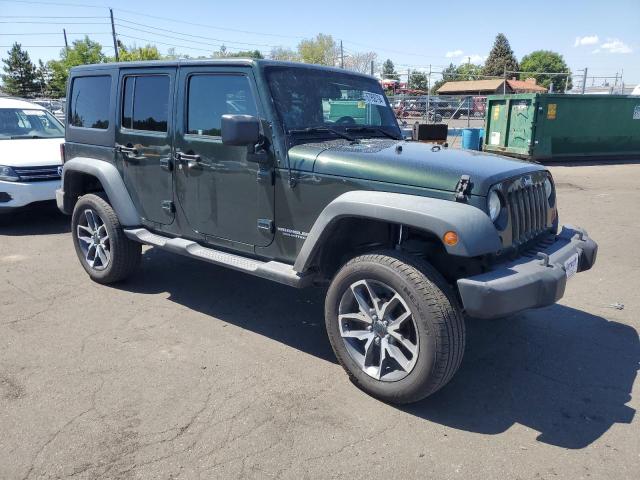 1J4BA3H19BL518768 - 2011 JEEP WRANGLER U SPORT GREEN photo 4