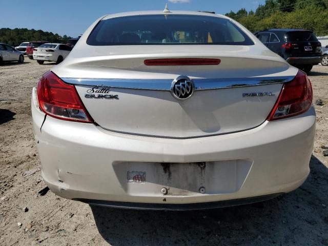 2G4GR5EK0C9109947 - 2012 BUICK REGAL WHITE photo 6