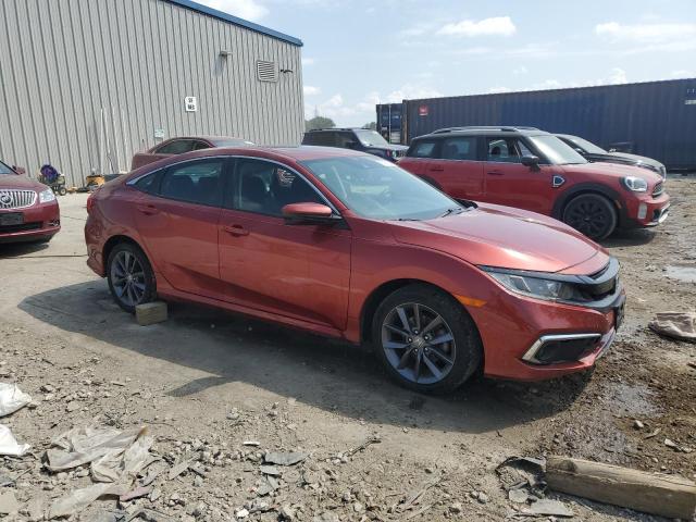 2HGFC1F3XMH706078 - 2021 HONDA CIVIC EX ORANGE photo 4