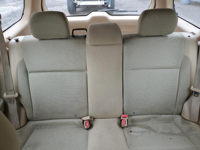 JF1SG63665H736480 - 2005 SUBARU FORESTER 2.5X BEIGE photo 10