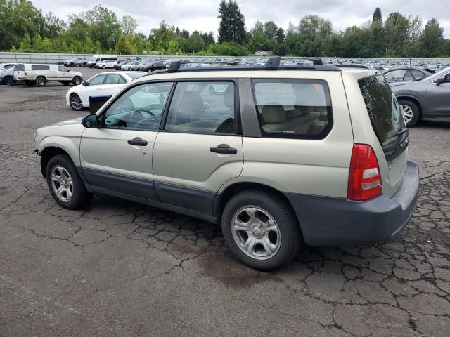 JF1SG63665H736480 - 2005 SUBARU FORESTER 2.5X BEIGE photo 2