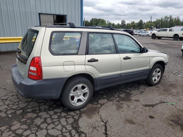 JF1SG63665H736480 - 2005 SUBARU FORESTER 2.5X BEIGE photo 3