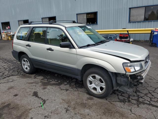 JF1SG63665H736480 - 2005 SUBARU FORESTER 2.5X BEIGE photo 4