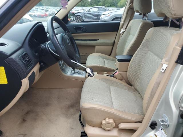 JF1SG63665H736480 - 2005 SUBARU FORESTER 2.5X BEIGE photo 7