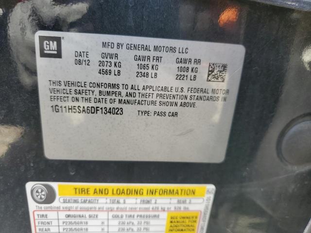 1G11H5SA6DF134023 - 2013 CHEVROLET MALIBU LTZ Qara foto 12