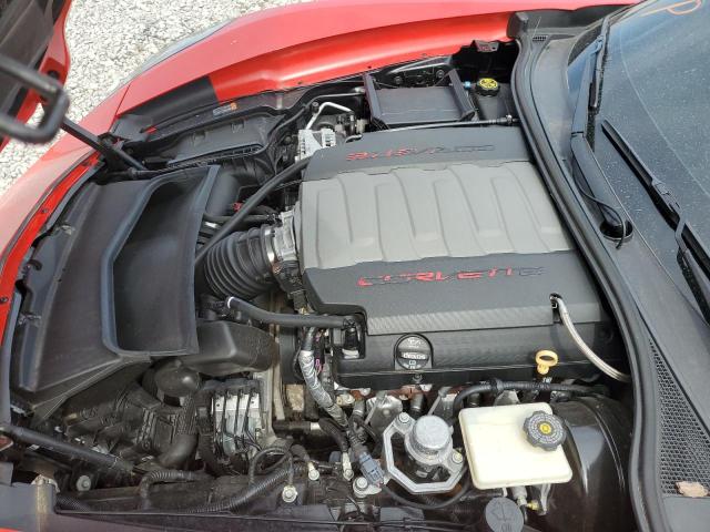 1G1YB2D7XG5111029 - 2016 CHEVROLET CORVETTE STINGRAY 1LT RED photo 11