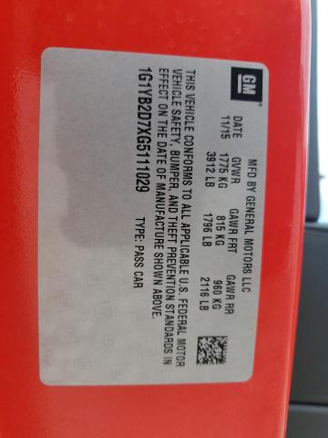 1G1YB2D7XG5111029 - 2016 CHEVROLET CORVETTE STINGRAY 1LT RED photo 12