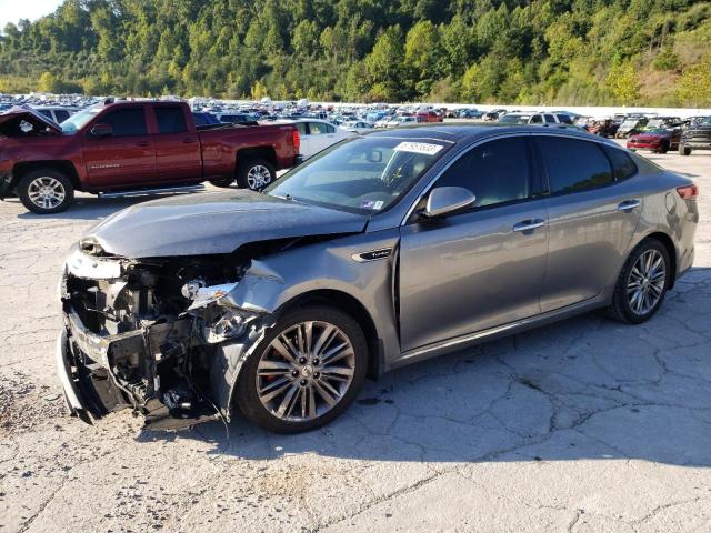 5XXGV4L23JG215523 - 2018 KIA OPTIMA SXL SILVER photo 1