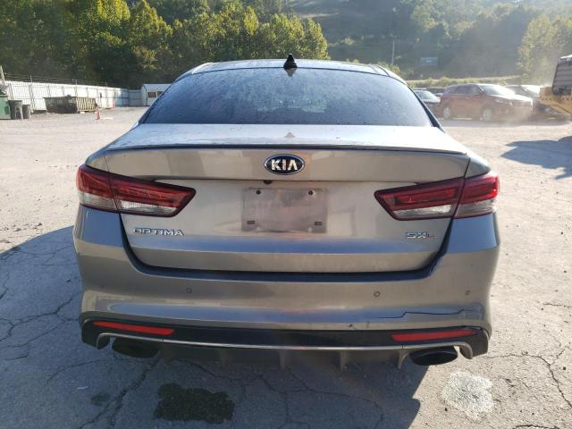 5XXGV4L23JG215523 - 2018 KIA OPTIMA SXL SILVER photo 6